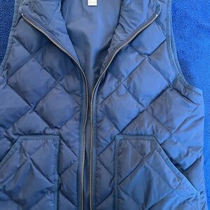 J Crew navy vest women’s size M